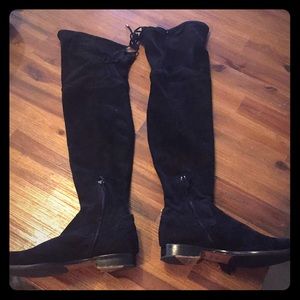 Dolce Vita over the knee black boots